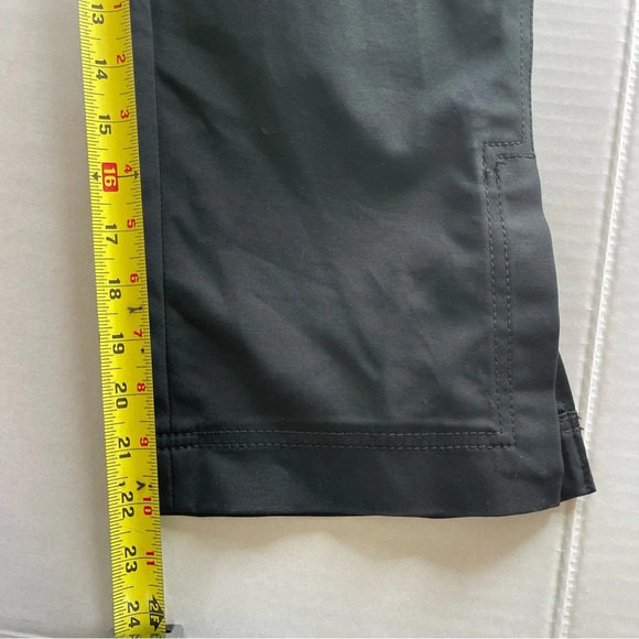 Banana Republic Women's Martin Fit Black Flat Front Capri Crop Pants Size 4 - Picture 11 of 13